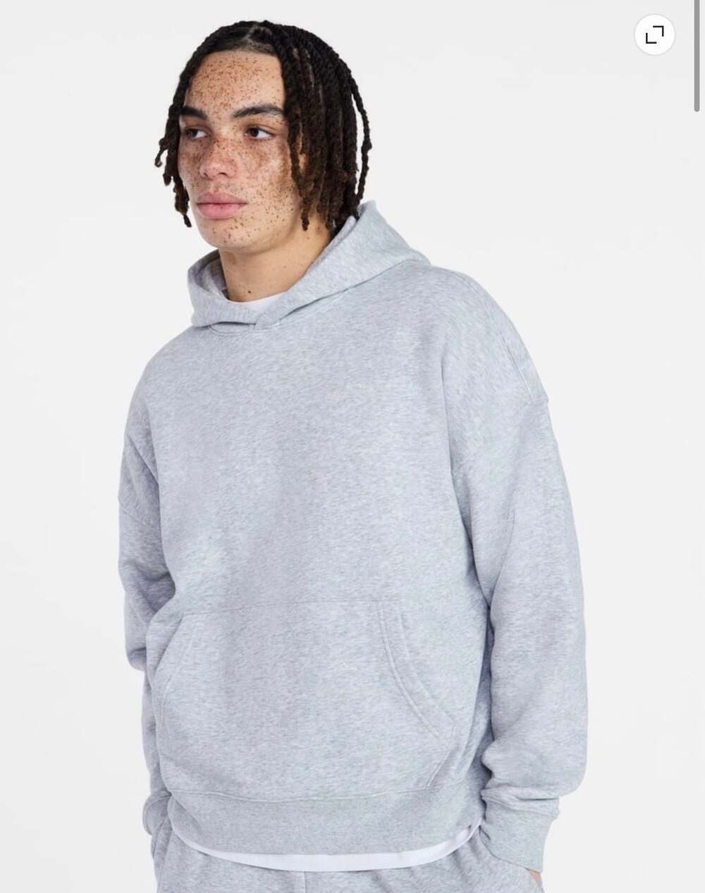 NWT XS Lot of 2 Men's Oversized Drop Shoulder Hoodie